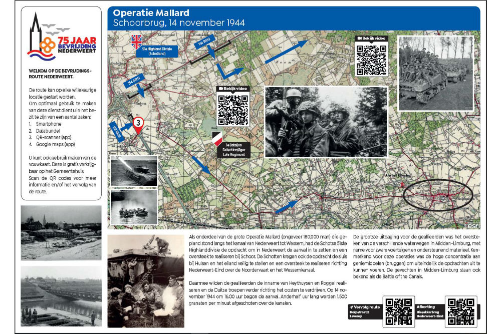 Liberation Route Location 3 - Operation Mallard Schoorbrug