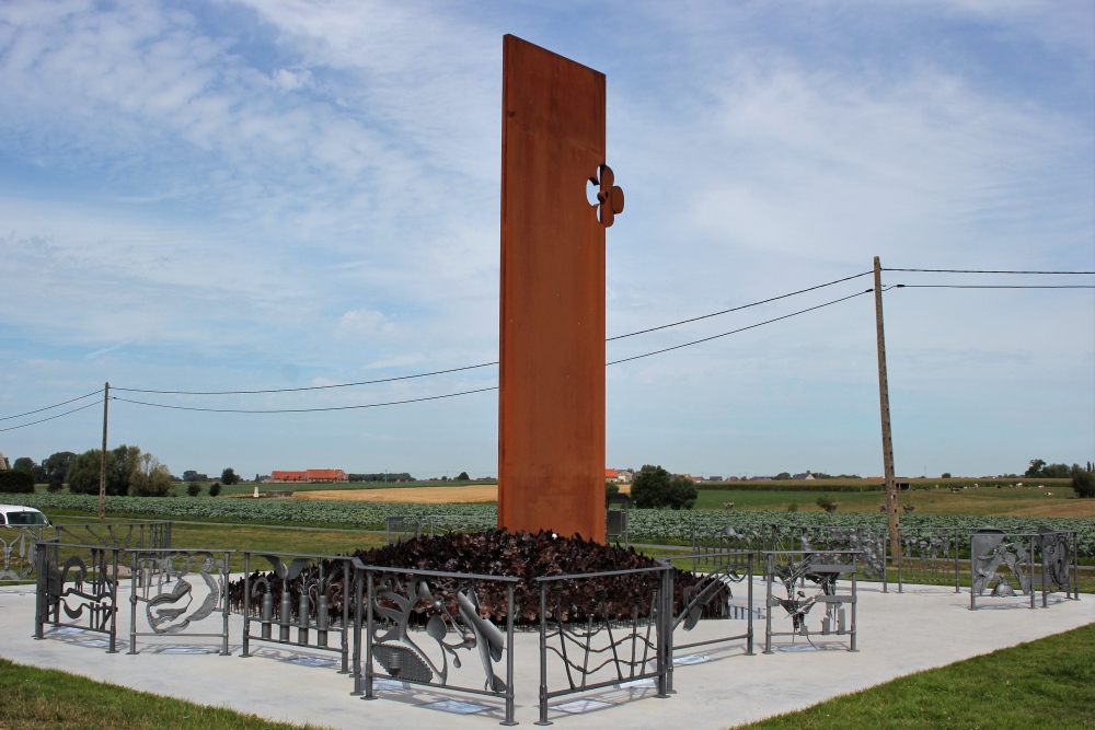 Poppy Cenotaph - Peace Memorial Langemark #2