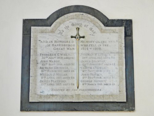 War Memorial St. Mary the Virgin Church Happisburgh #2