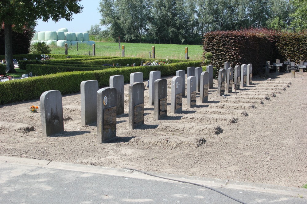 Belgische Graven Oudstrijders Zaffelare Begraafplaats	 #2