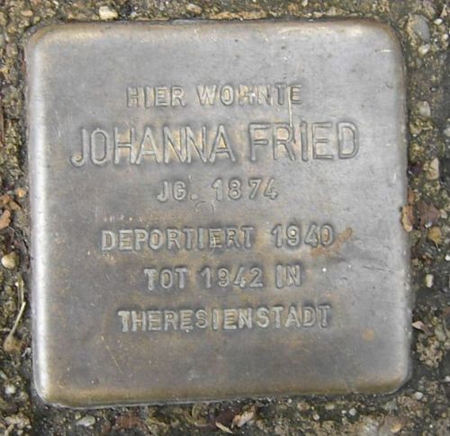 Stumbling Stone Jöhlinger Straße 83 #1