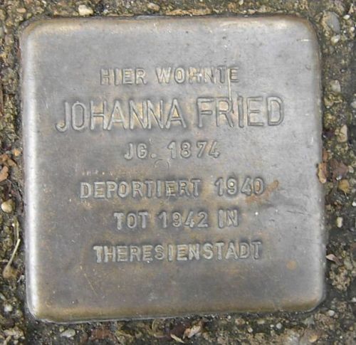 Stolperstein Jhlinger Strae 83