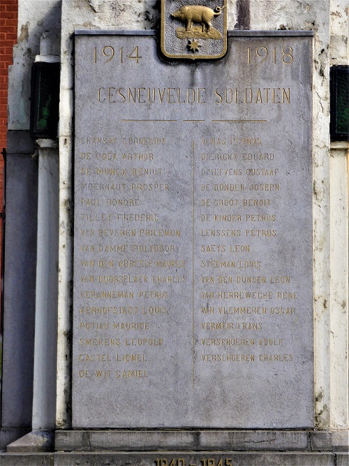 War Memorial Sint-Gillis-Dendermonde #3