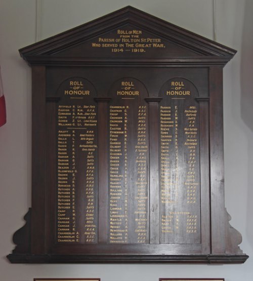 War Memorial St. Peter Church Holton #1