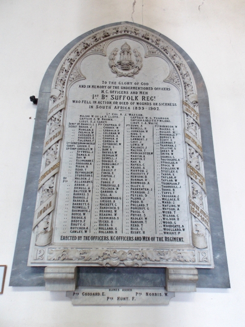 Memorials St. Marys Church Bury St. Edmunds #1