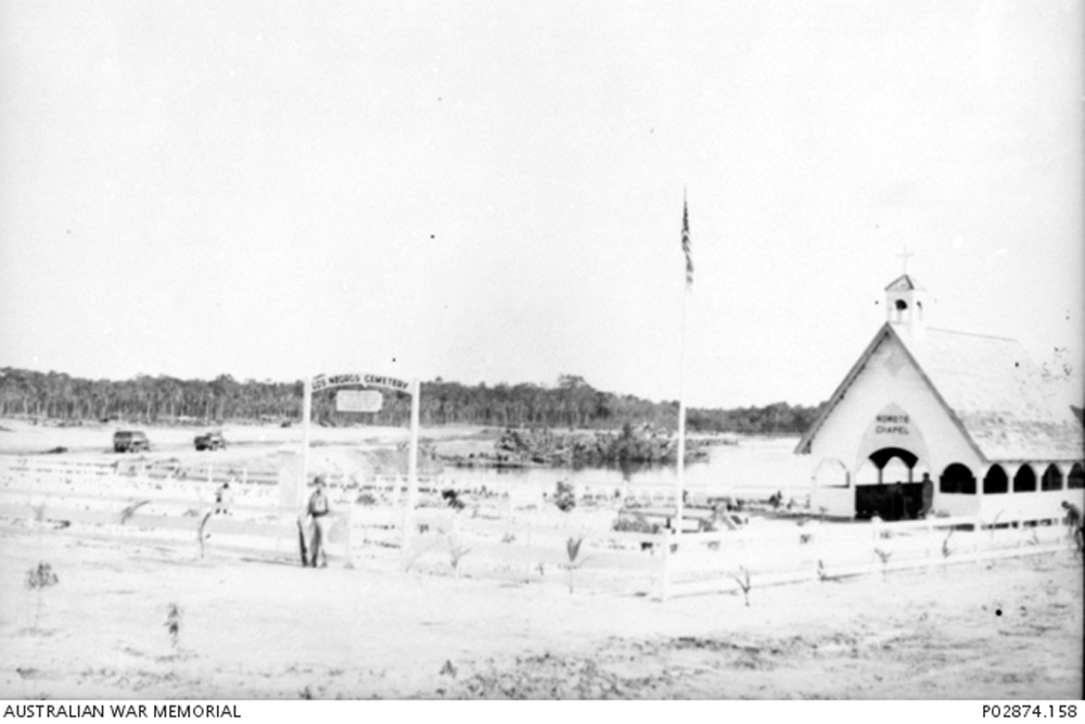 Location Temporary War Cemetery Los Negros