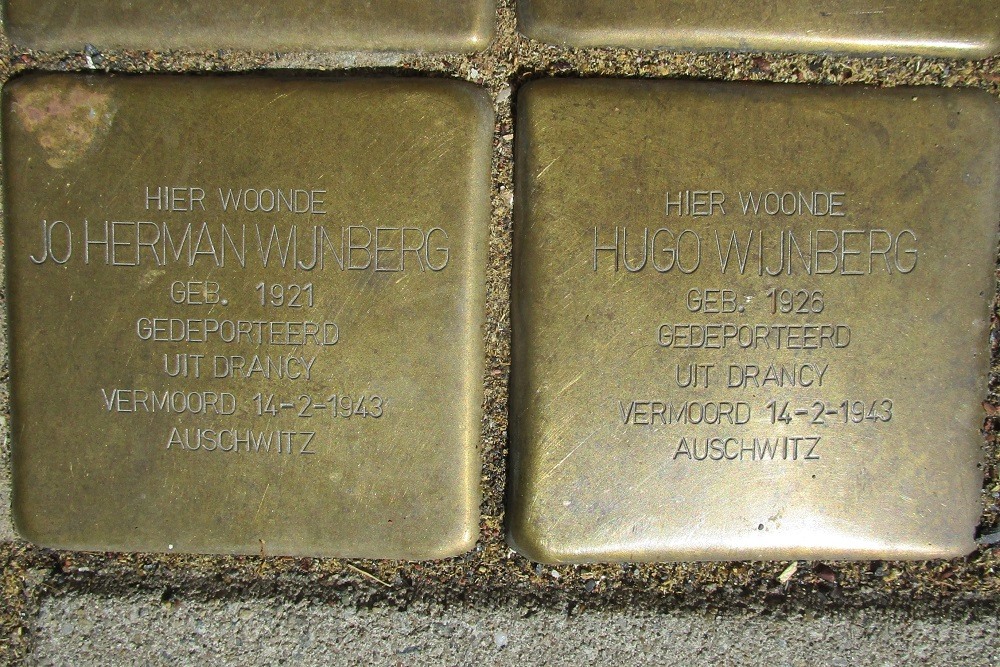 Stolpersteine Palestrinastraat 6 #3