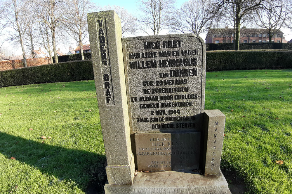 Nederlands Oorlogsgraven Gemeentelijke Begraafplaats Zevenbergen #1