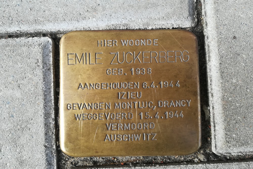 Stolperstein Pretoriastraat 30