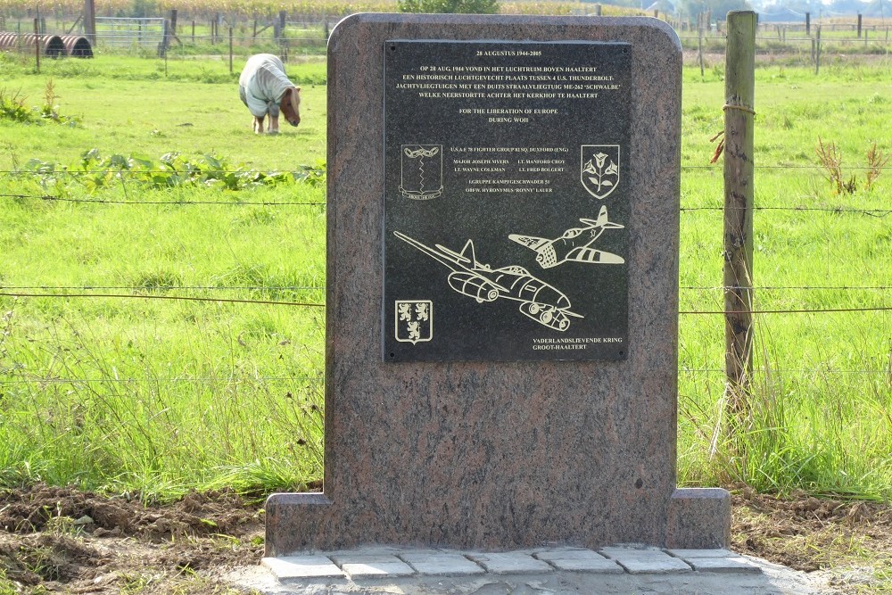 Commemorative Plate Aerial Combat Haaltert