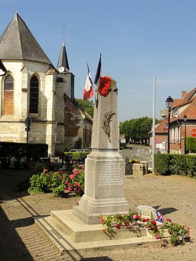 Oorlogsmonument Le Plessier-sur-Saint-Just