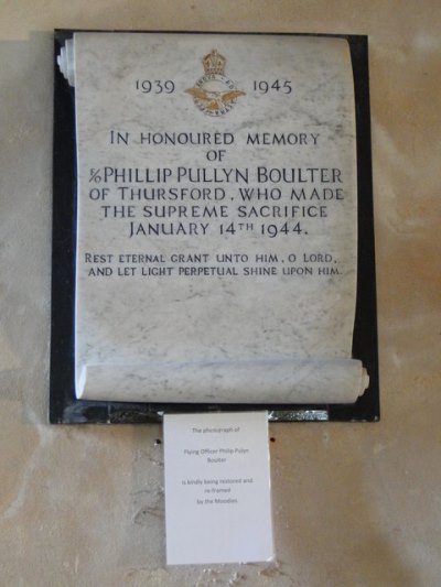 War Memorial Thursford Church #2