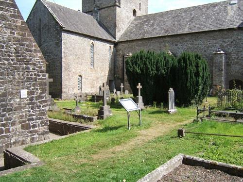 Commonwealth War Grave St. Flannan Cathedral Graveyard