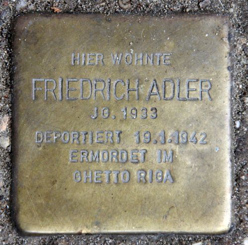 Stumbling Stones Martin-Luther-Straße 111 #1