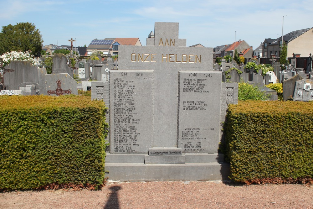 Oorlogsmonument Begraafplaats Oudenaarde	 #1