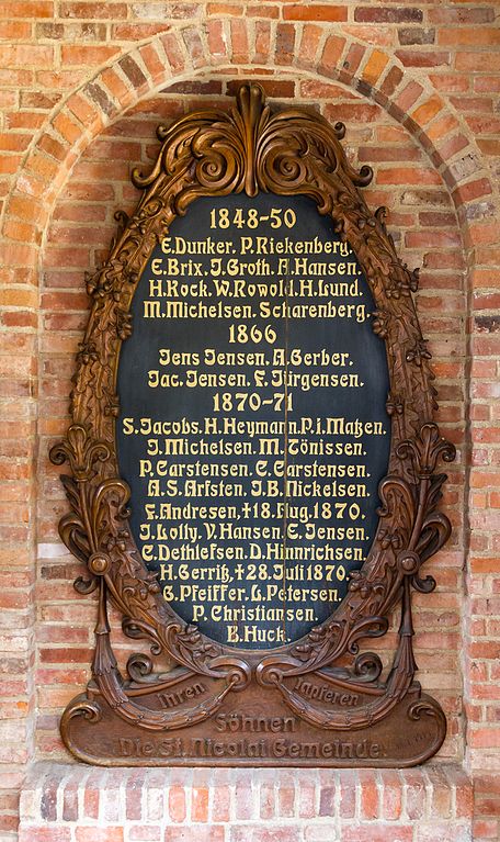 1864, 1866 and 1870-1871 Wars Memorial Wyk auf Föhr