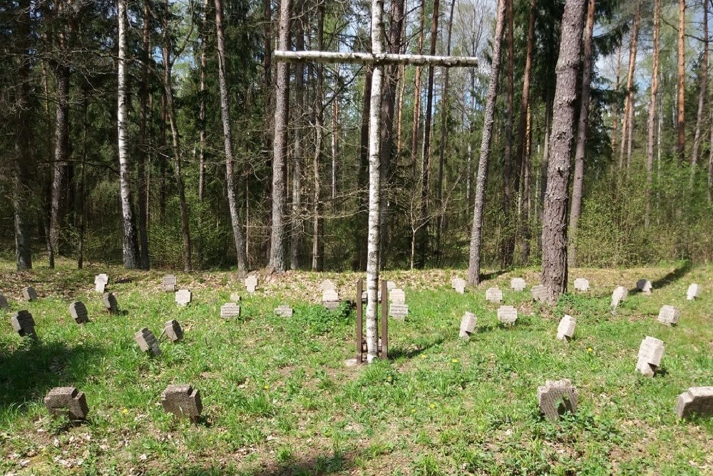 Duitse Militaire Begraafplaats Aukstadvaris #2