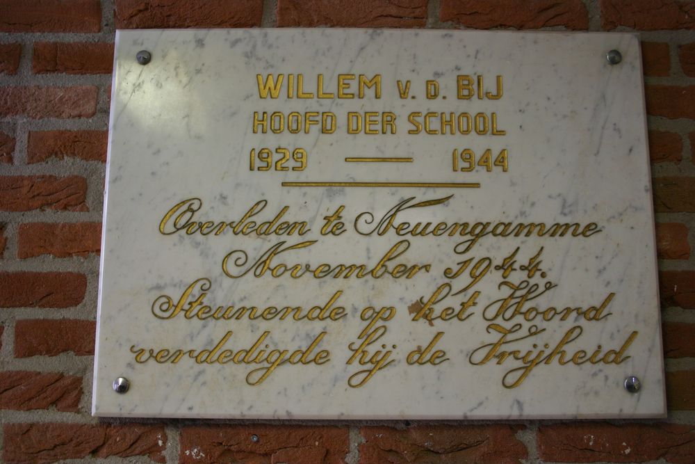 Memorial Willem van der Bij #1