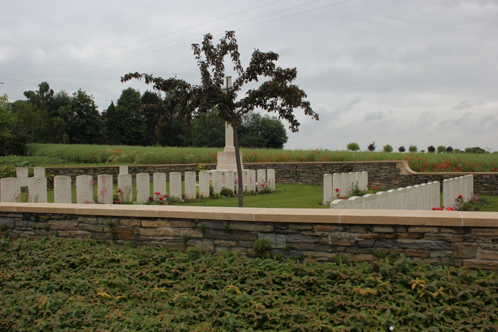 Commonwealth War Cemetery Ribecourt Railway #2