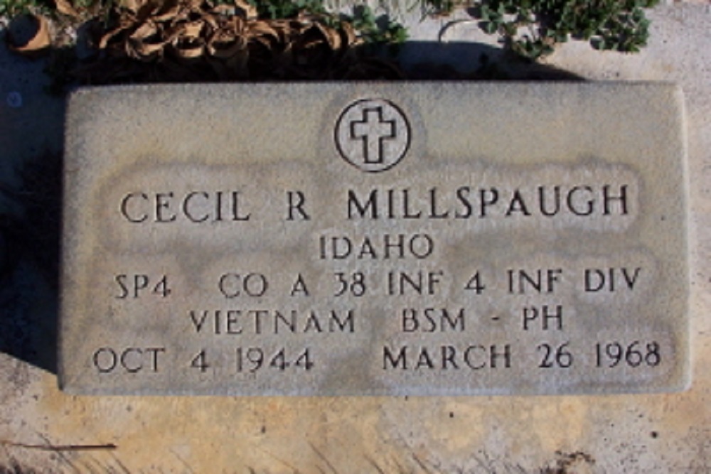 American War Grave Declo Cemetery