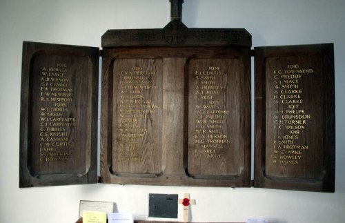 Oorlogsmonument Holy Rood Church