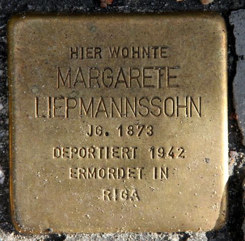 Stolpersteine Martinstraße 8 #3