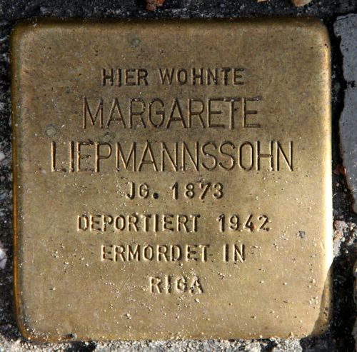 Stolpersteine Martinstrae 8 #3