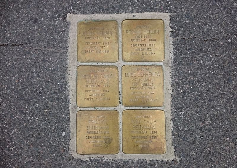 Stolpersteine Irisveien 20