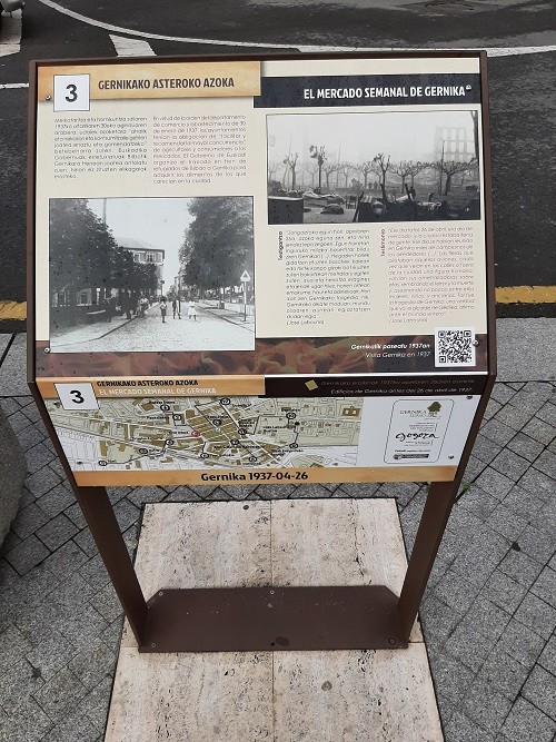 Information Boards Bomb Attack Guernica 26 April 1937 #4