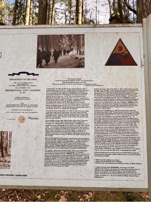 Information Sign The Deadly Woods #2