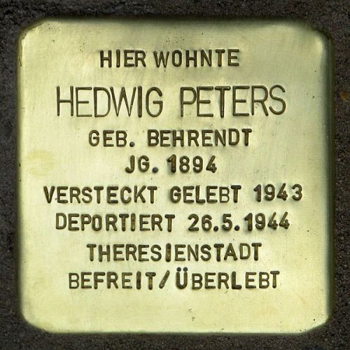 Stolpersteine Winsstrae 7 #2