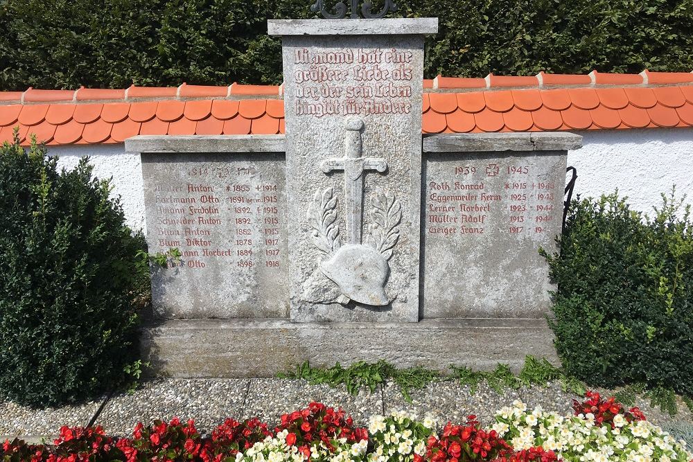 Monument For The Fallen In WW1 And WW2 Hochberg #2