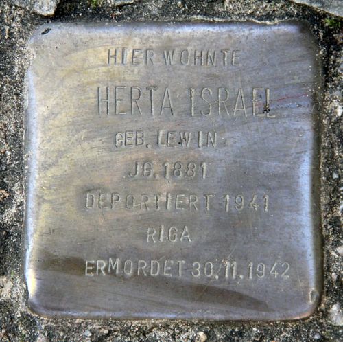 Stolpersteine Kreuzritterstraße 12a #2