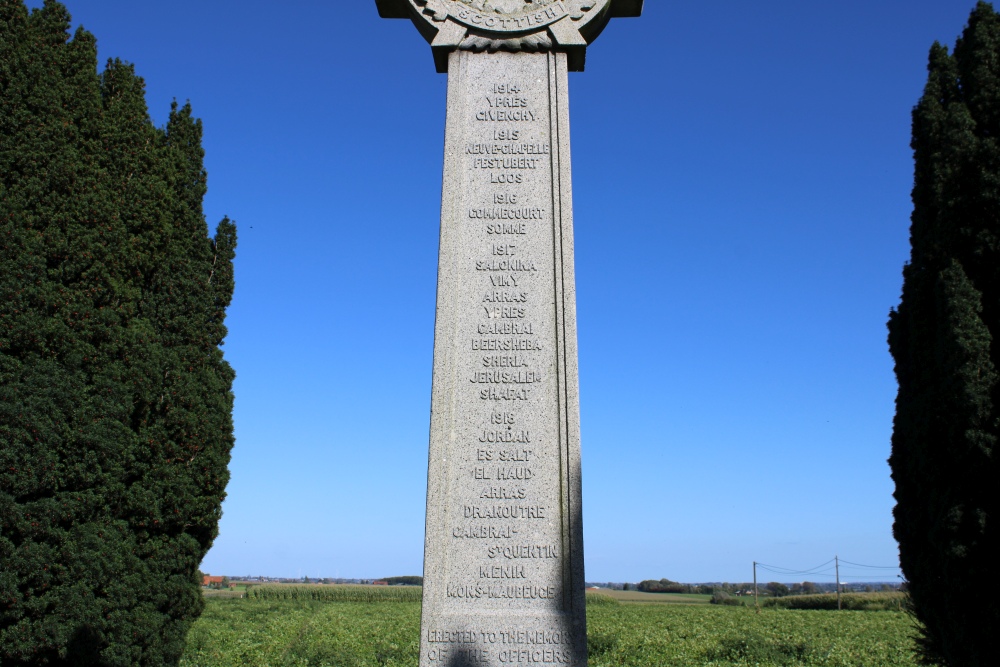 Memorial Cross London Scottish Regiment Wijtschate #4