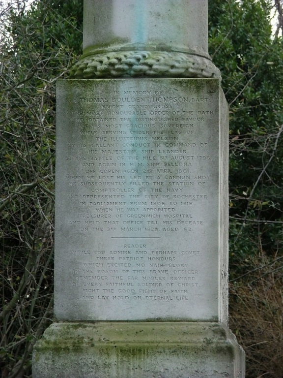 Monument Sir Thomas Boulton Thompson #1