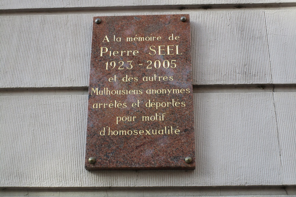Remembrance plaque deported homosexuals #3