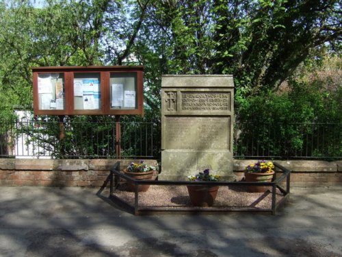 War Memorial Innerwick #1