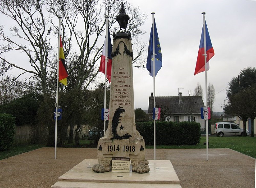 Oorlogsmonument Veneux-les-Sablons