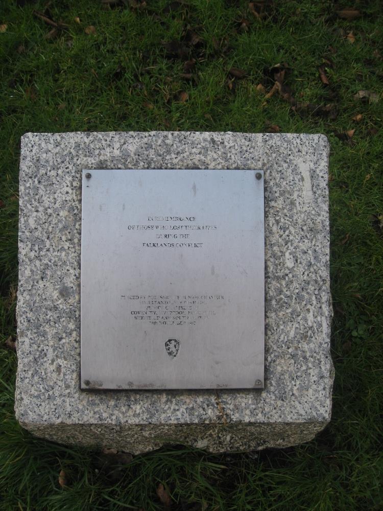 Monument Falkland-oorlog Anglican Cathedral Gardens