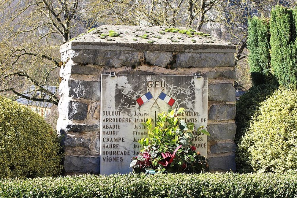 Monument Eerste Wereldoorlog Geu