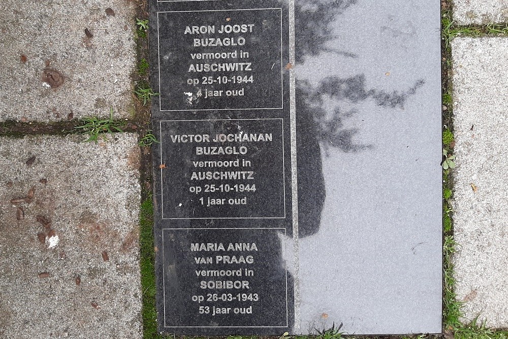 Herdenkingsstenen Van Asch van Wijckstraat 45 #3