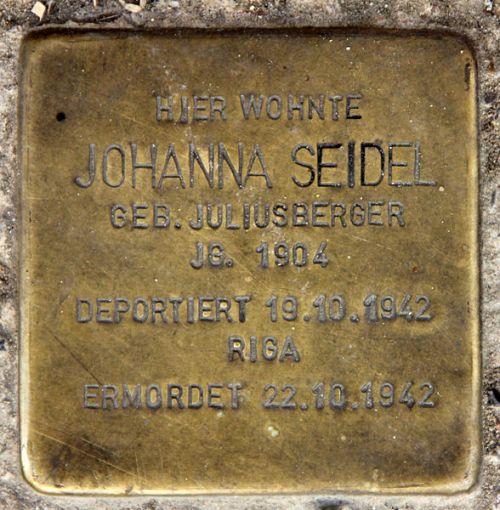 Stolpersteine Islndische Strae 17 #4