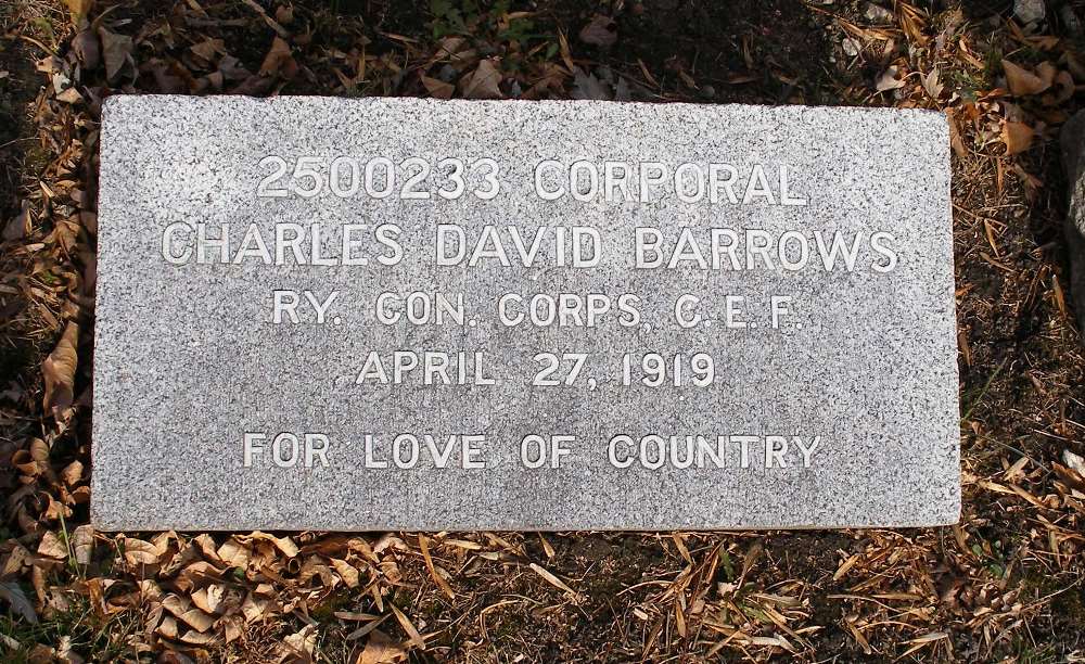 Commonwealth War Grave Mount Hope Cemetery