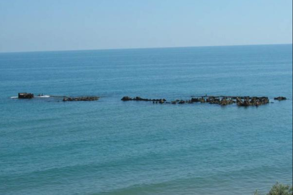 Wrecked Floating Dock