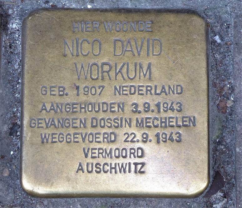 Stolpersteine Lange Leemstraat 144 #3