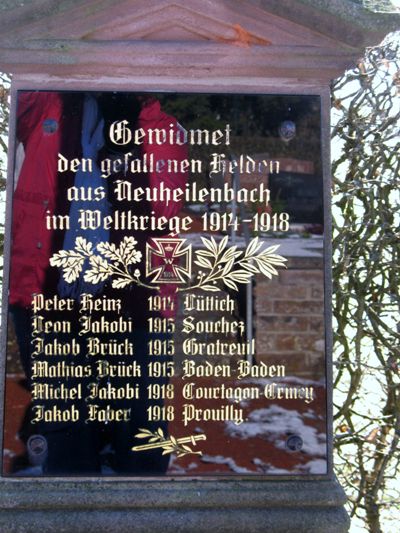 Oorlogsmonument Neuheilenbach #5