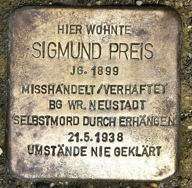 Stolpersteine Hohewandstrae 16 #3