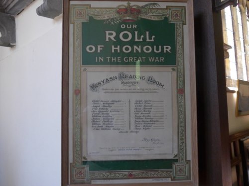 Roll of Honour St. Leonard Church #1