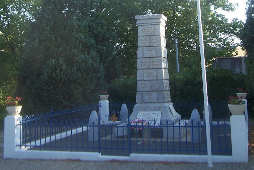 Oorlogsmonument Lvignac-de-Guyenne #1