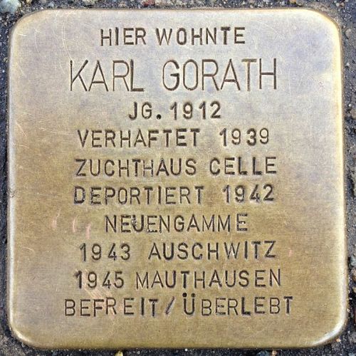 Stolperstein Deichstrae #1